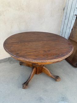 Solid wood table