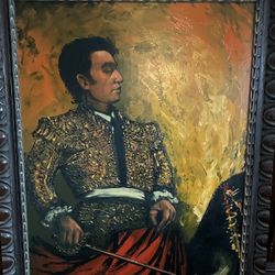 Bull & Matador Painting