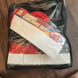 Jumbo Checkers Set 