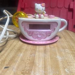 Vintage Hello Kitty Alarm Clock From 2002-2009