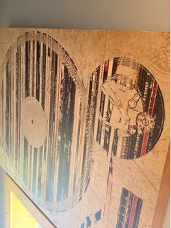 Record player wall art