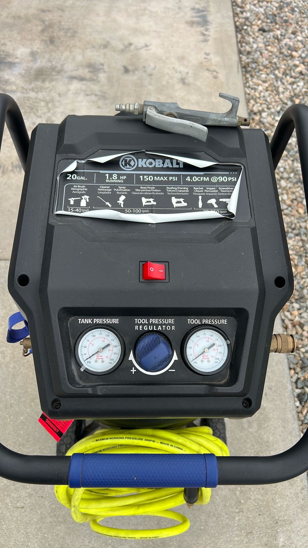Kobalt Air Compressor