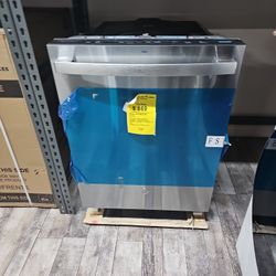 GE Profile 24 In Built-In Top Control Dishwasher With Fingerprint Resistant 