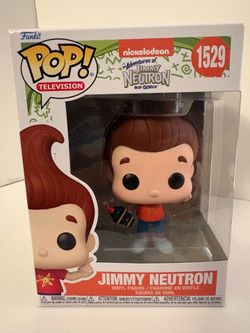 Funko Pop! Television Nickelodeon Jimmy Neutron #1529 Vinyl Figure Boxed