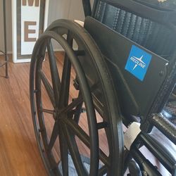 Wheelchair With One Leg Support. The Only Problem Is A Little Bit Of Peeling Starting On Arm.