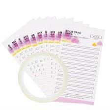 ✨ 10 Sets Eyelash Extension Stick Cards