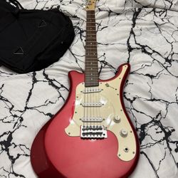 Yamaha EGV103C electric guitar, commonly known as the "Flying Samurai" or "Flying Samurai Surf Guitar". 