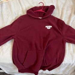 red hoodie