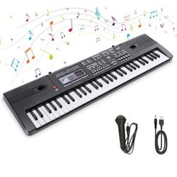 Kids Piano Keyboard, 61 Keys Multi-Function Electronic Keyboard Educational Toy