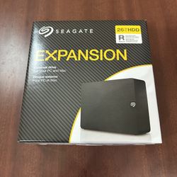 New Seagate 26TB expansion hard drive 