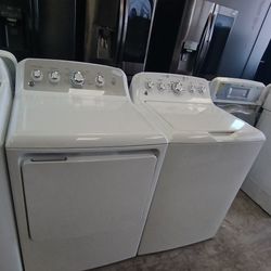 GE oversized set top load washer & electric dryer with warranty delivery available fee depends on address 🏠🚛🛣️