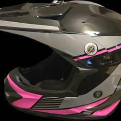 BILT Amped EVO Rapid Motorcycle Helmet YM Black/Pink
