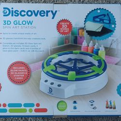 Discovery 3D Glow Spin Art Station. Brand New