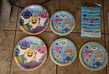 Baby shark party supplies new $12