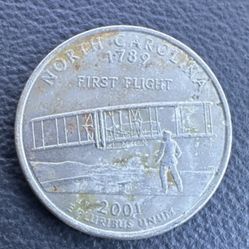 2001 First Flight Coin North Carolina 