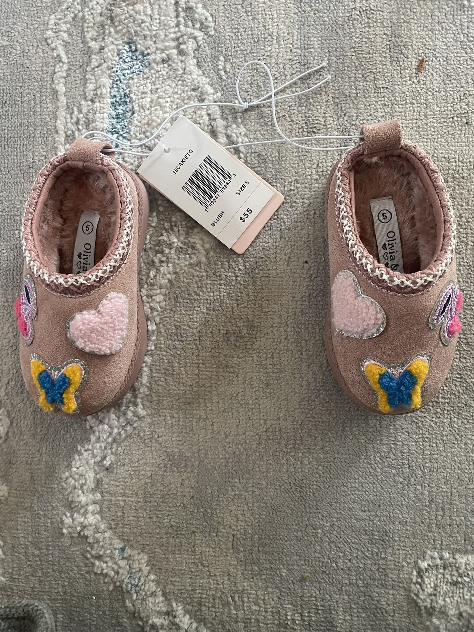 Olivia & Kate Toddler Girls Flat Heel Clogs RETAIL $55