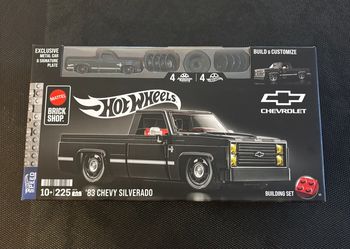 Mattel Brick Shop Hot Wheels ‘83 Chevy Silverado Building Kit Chevrolet Truck