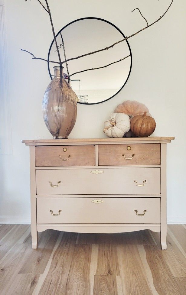 Solid Wood Vintage Dresser