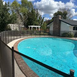 Huge Pool Fence 