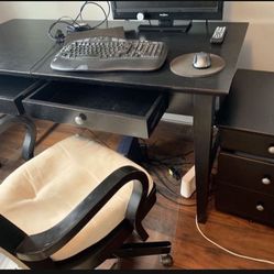 Cost Plus World Market Desk Bookcase Chair File Printer Stand Office 
