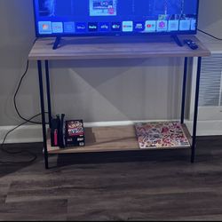 Entryway Table, Narrow Console Table with Shelf