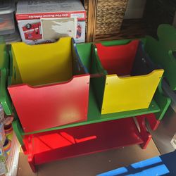 Wooden Puzzle Shelf