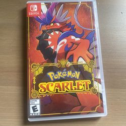 Pokemon Scarlet Nintendo Switch 
