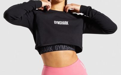 Gymshark Training Cropped Sweater - Black