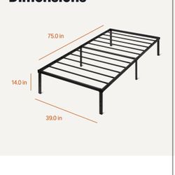 Brand New Amazon Basics Metal Bed Frame 14”height. Heavy Duty. Russell/Boulder Area.