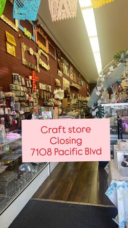 Craft store closing