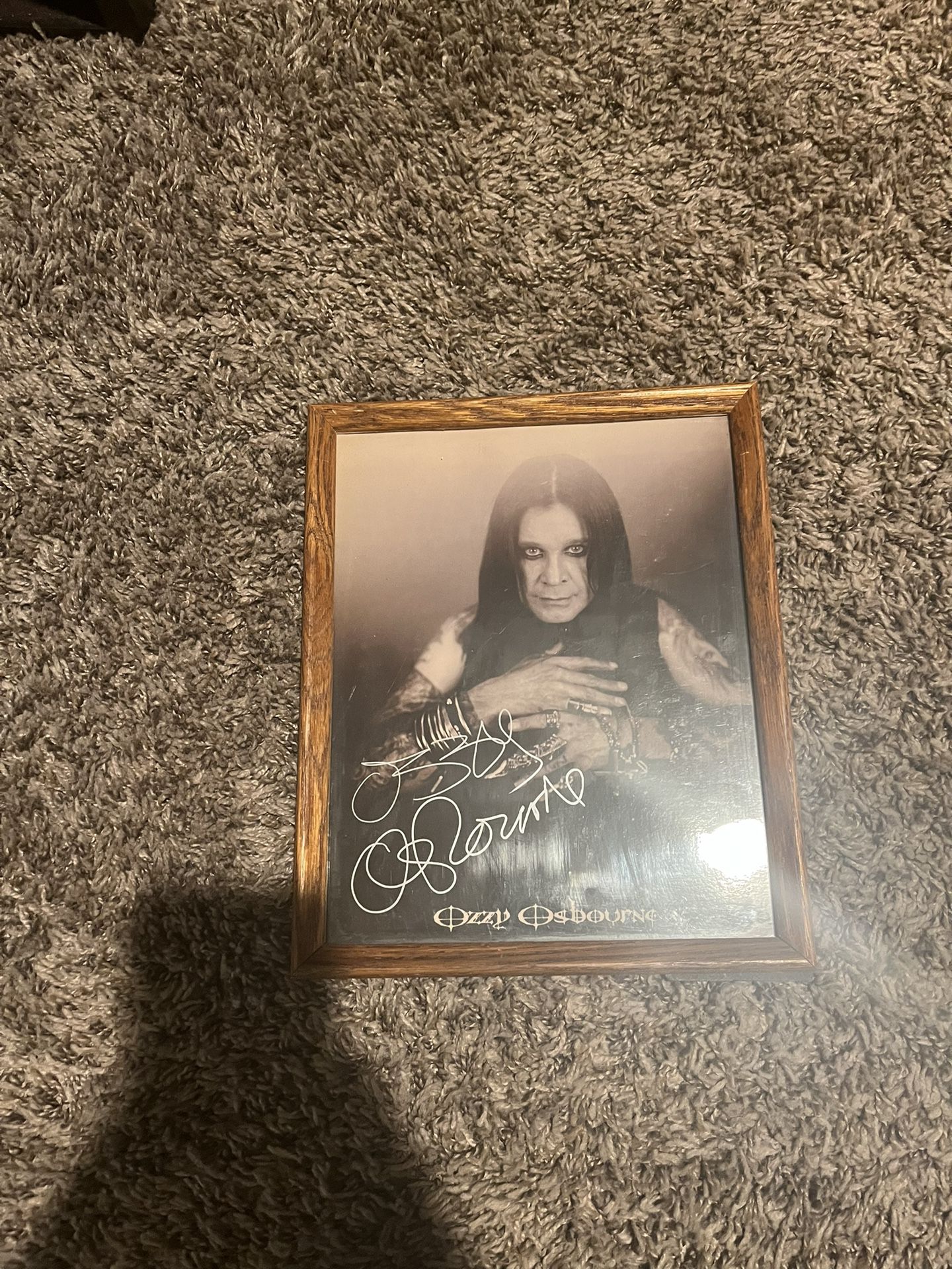 Autographed Ozzy Osbourne Picture 