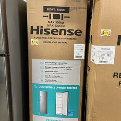 Hisense 10.2 cu. ft. Garage Ready Frost Free Convertible Upright Freezer