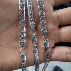 925 Sterling Silver Chains 30 Each 