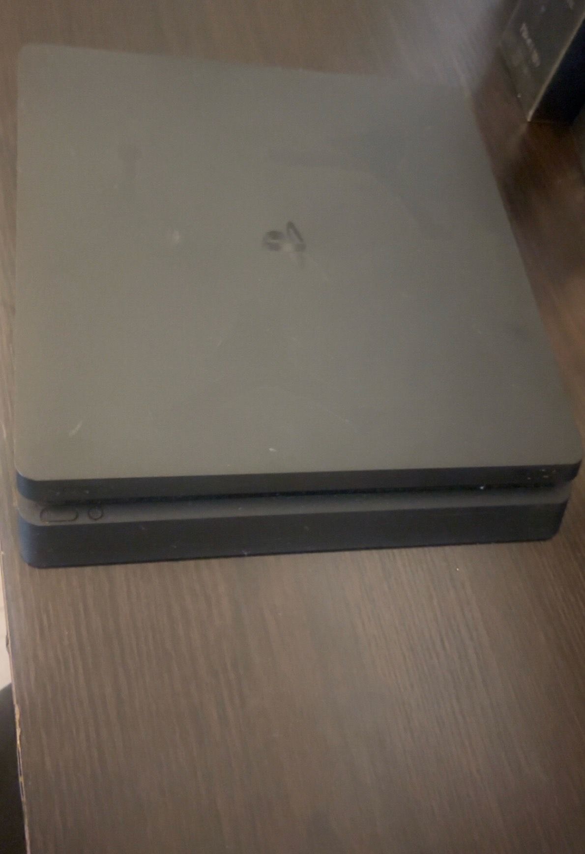 PS4 with controller
