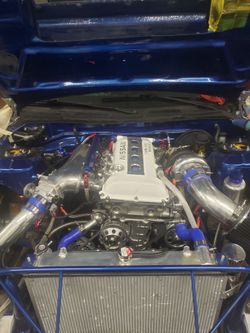 Sr20det tomei stroker kit 2.2L built motor..full swap (power fc, harness, intercooler, radiator etc)