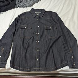 Dark Navy Blue Jean Jacket Fashion Nova Men 