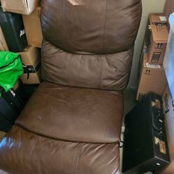 Free Recliner Leather Sofa
