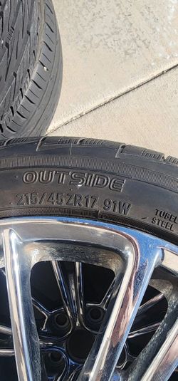 Subaru Rims with Tires