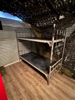 Free metal heavy duty bunk beds