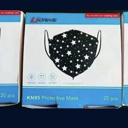 KN95 Masks Polka Dot Design
