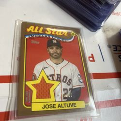 2024 Topps Jose altuve 1989 relic jersey gold 16/50