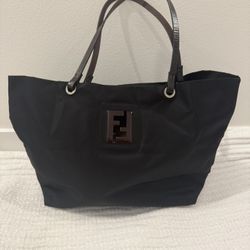 Authentic Black Fendi purse with COA