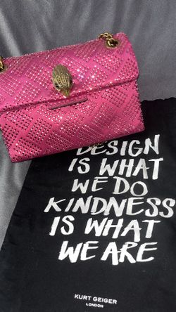Kurt Geiger “Diamond” Bag – Fuchsia Pink