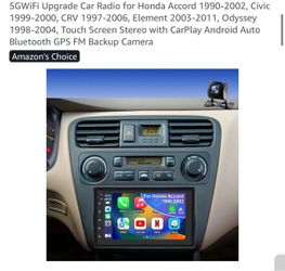 5G WiFi Car Stereo for Honda with CarPlay