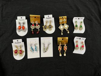 Assorted Fashion Earrings Lot