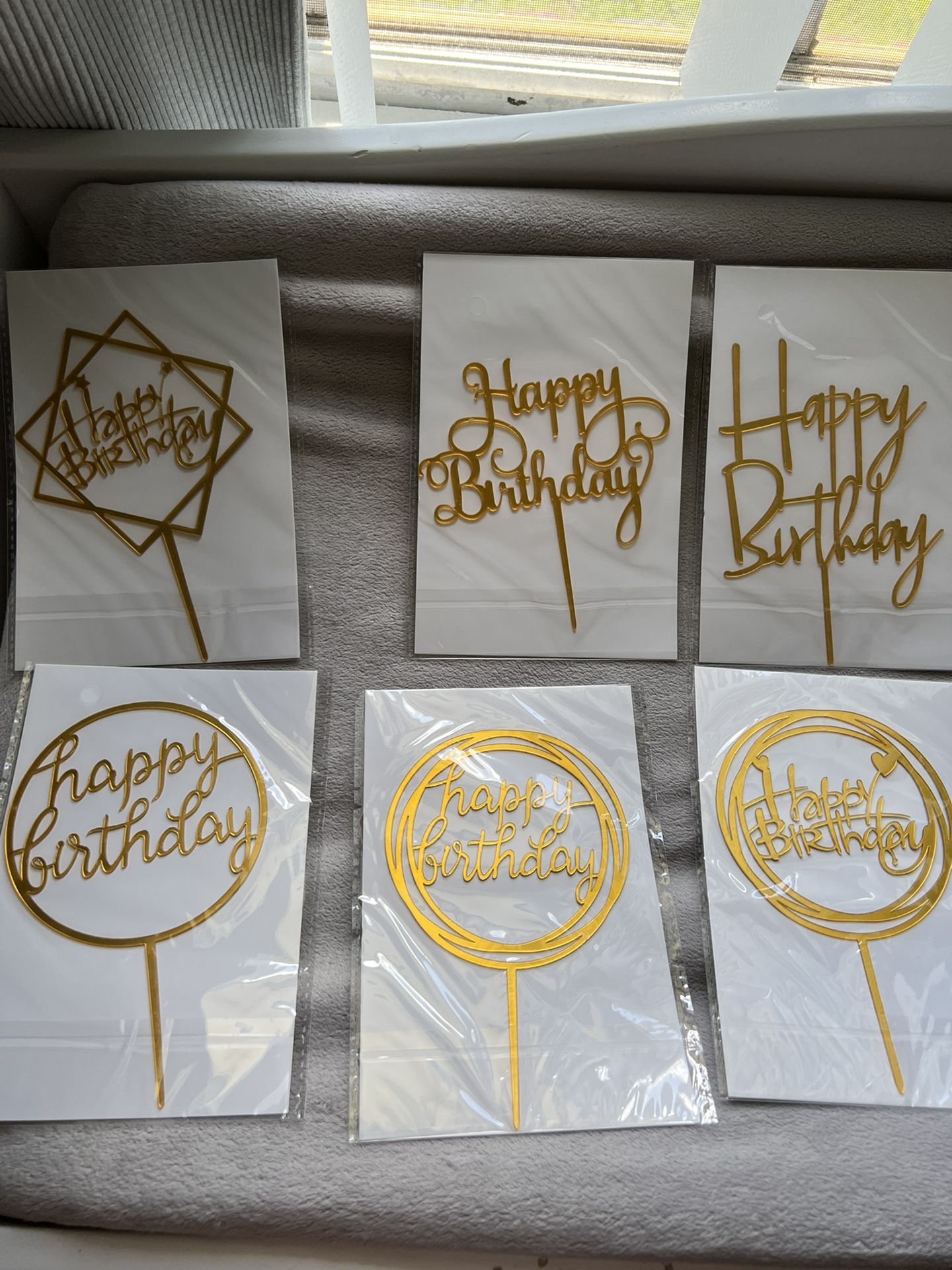 Birthday Toppers