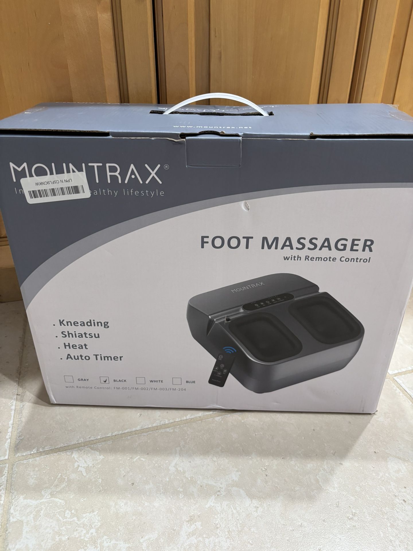 NewcMounttax Shiatsu Foot Massager with heat. Deep K racing foot massage improves circulation and pain