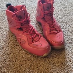 2012 Nike Zoom Rookie Varsity Red Basketball Shoes Size US 10