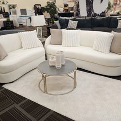 2pc Sofa & Loveseat 