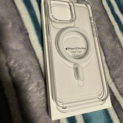 Like New!  iPhone 15 Pro Max MagSafe Clear case